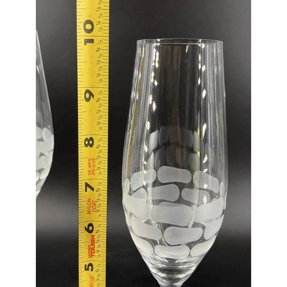 Michael Wainwright - Truro Champagne flutes Clear etched set of 2